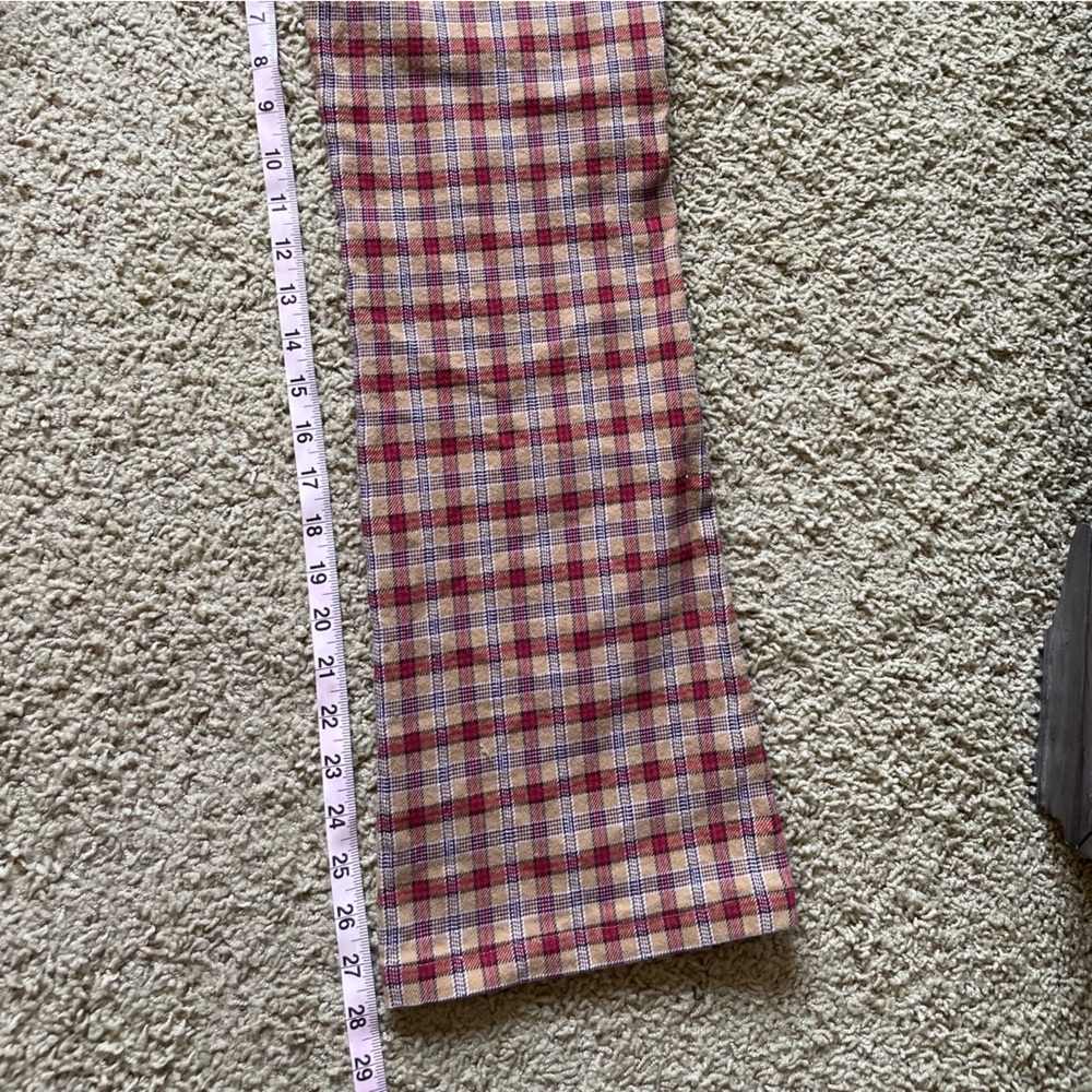 Vintage Plaid Abercrombie & Fitch Plaid Flare Pants - Picture 7 of 7